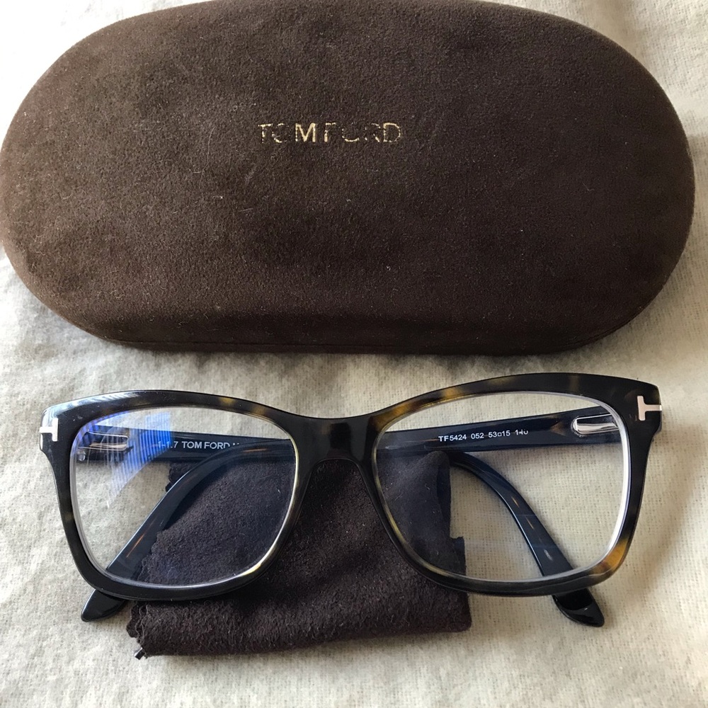 Beautiful Tom Ford eye glasses in Havana